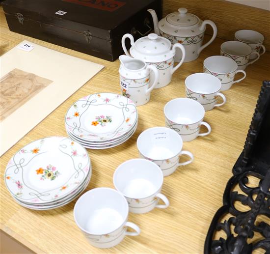 A Limoges tea set